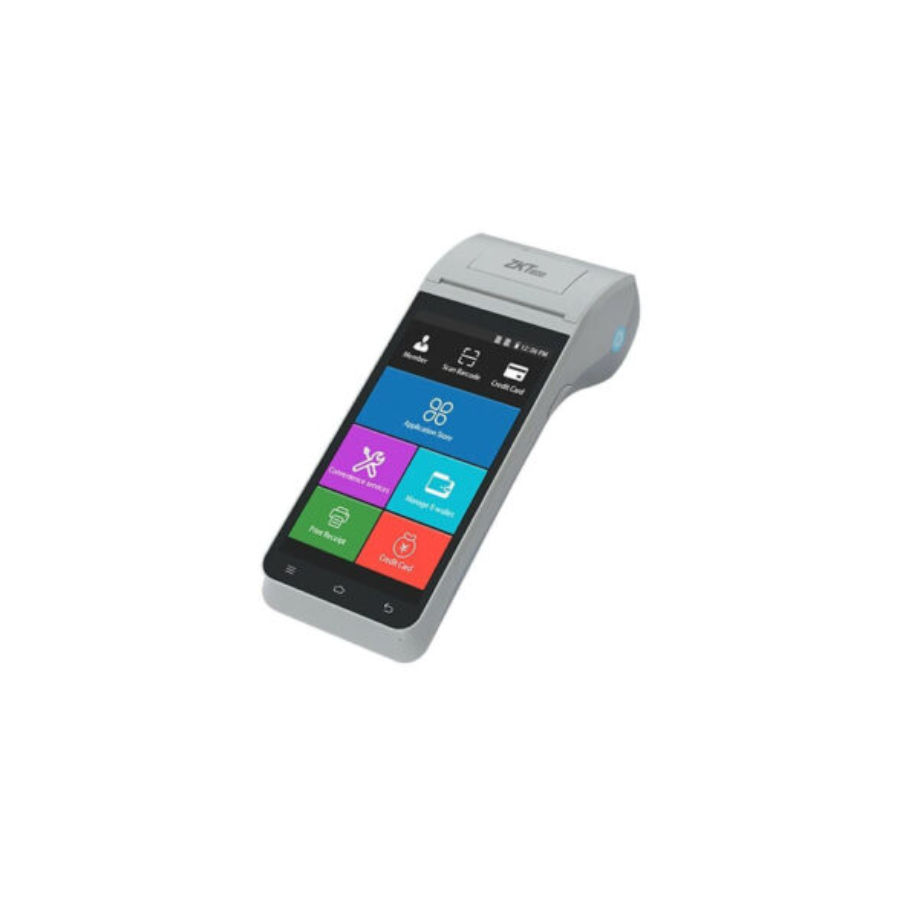 TERMINAL PORTABLE POS AVEC IMPRIMANTE ET SCANNER CODE BARRE ZKH300