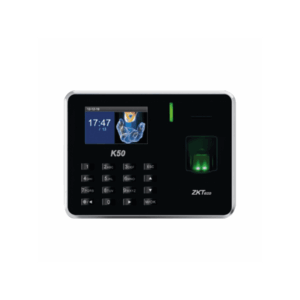 Pointeuse à empreinte digitale et badge Zkteco K50